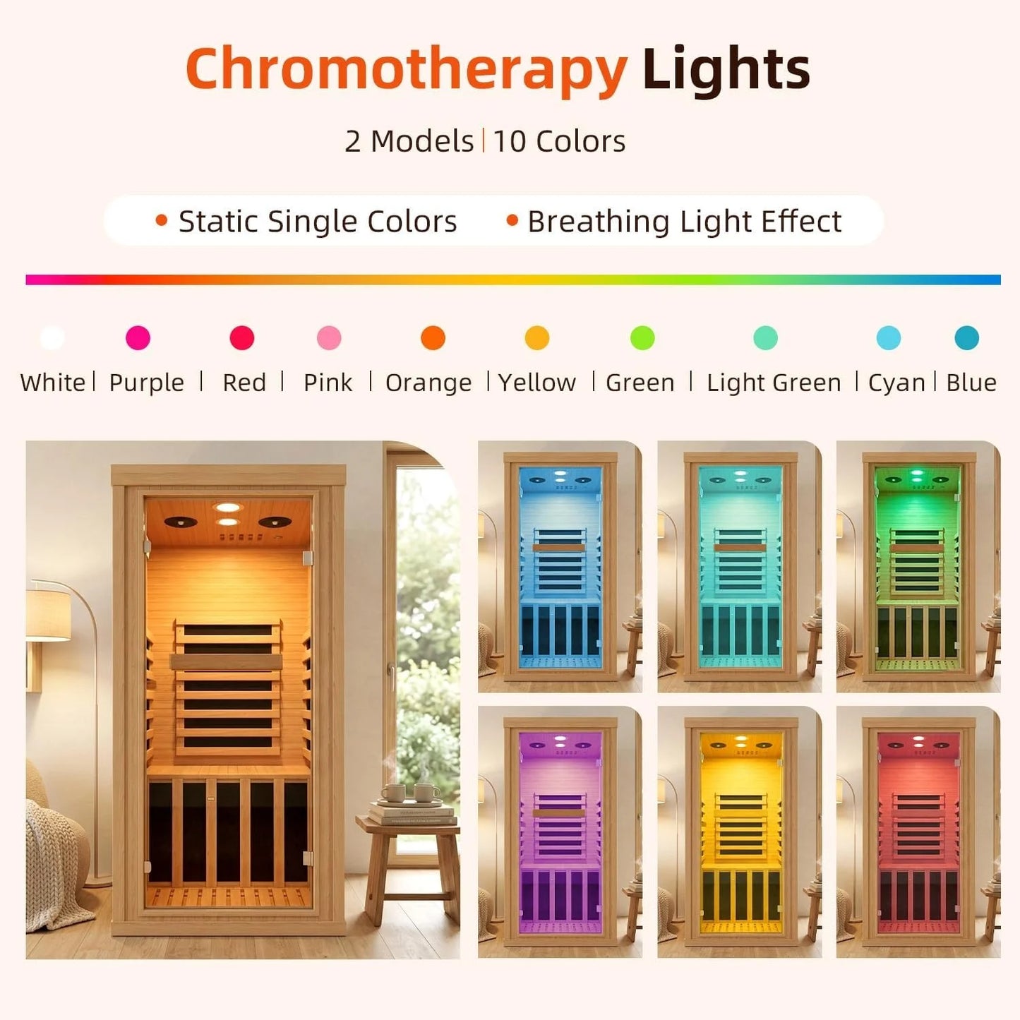 Nordivale Far Infrared Sauna Hemlock Indoor Spa With Bluetooth