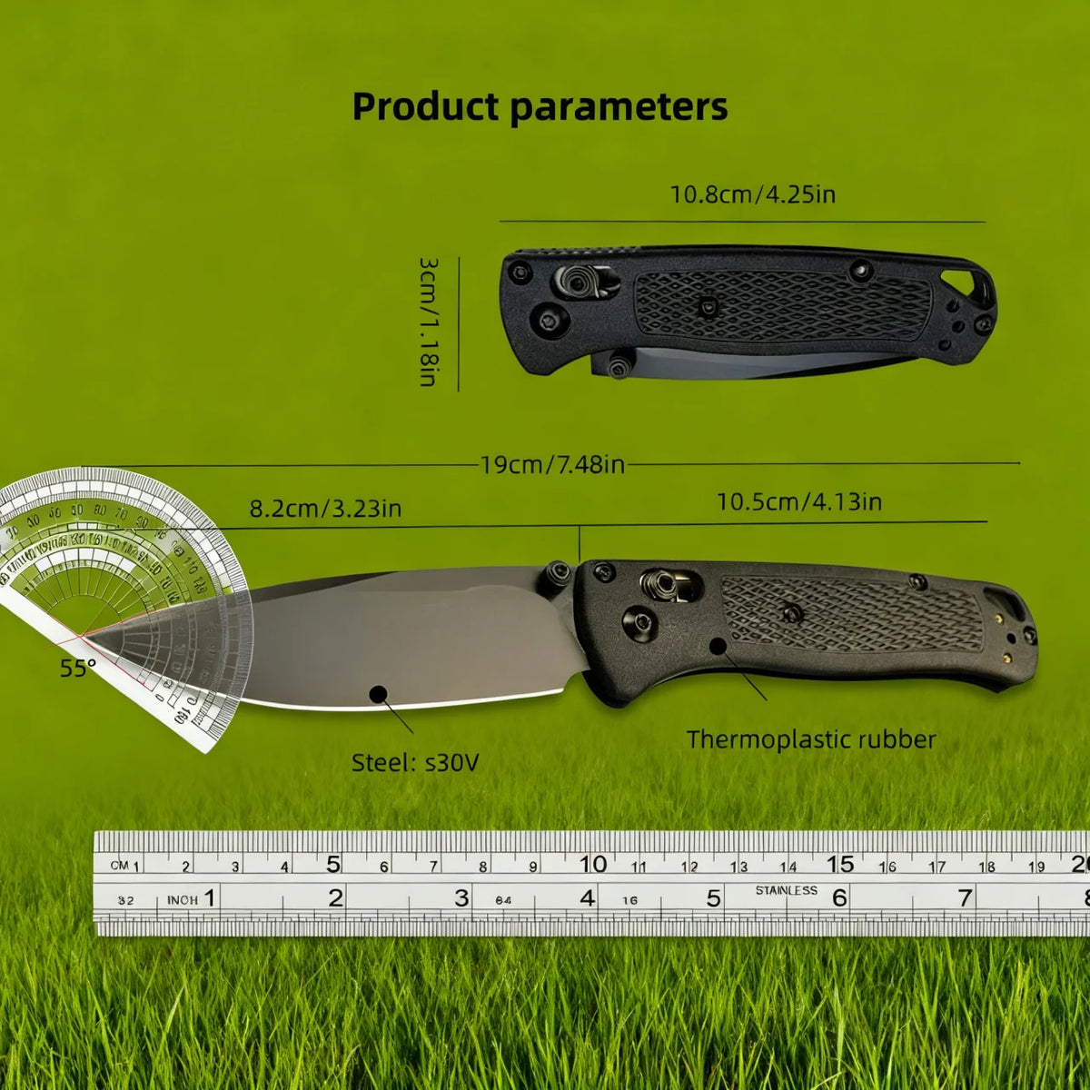 HX Outdoors Quick Opening Folding Knife For Camping And Gifts