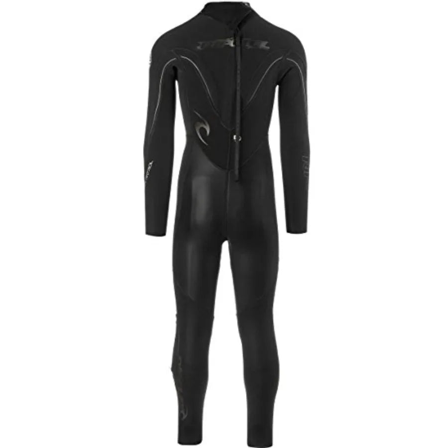 Men Surfing Wetsuit Neoprene Back Zip Closure For Easy Wear And Warmth