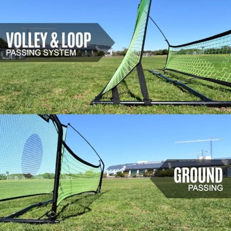 Soccer Rebounder Portable Net System With Alloy Steel Fiberglass