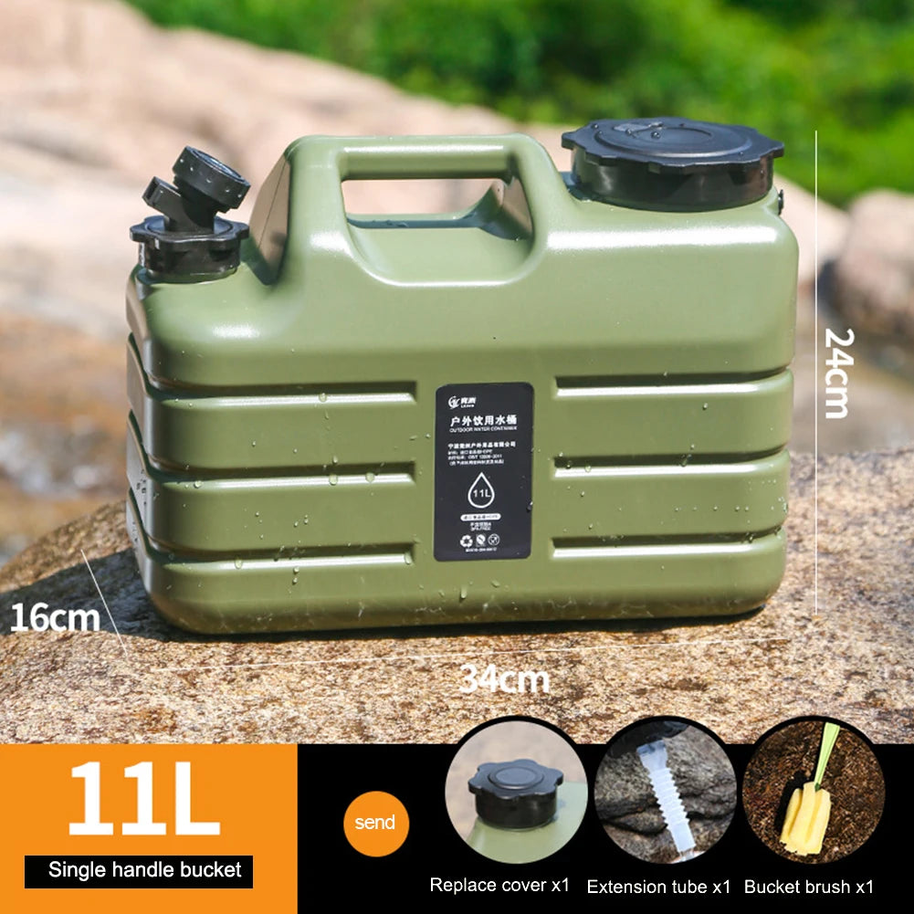 NovaSphere Portable Camping Water Bucket With Faucet Leakproof