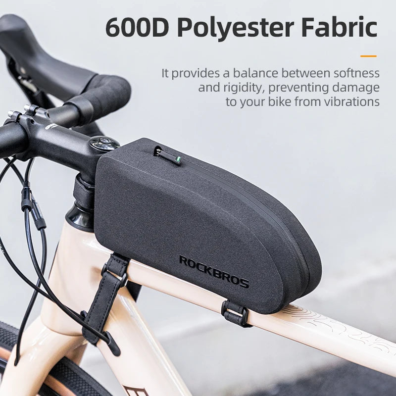 Rockbros Top Tube Bicycle Bag Waterproof Hard Shell