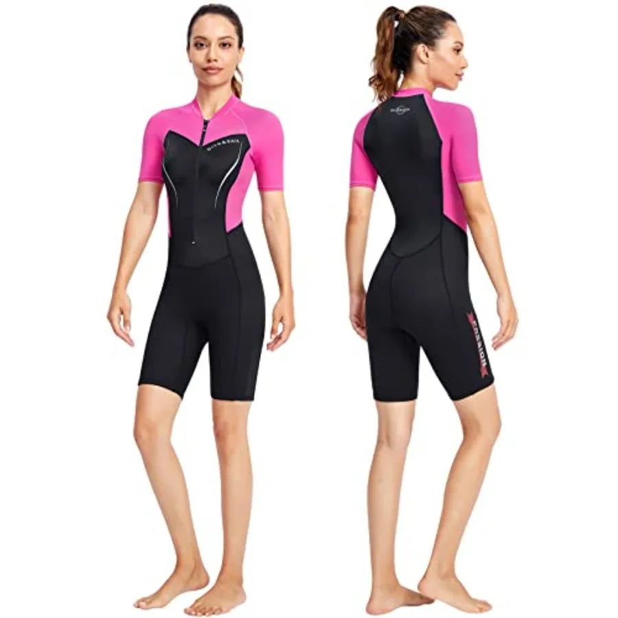 Neoprene Shorty Wetsuit For Snorkeling And Surfing