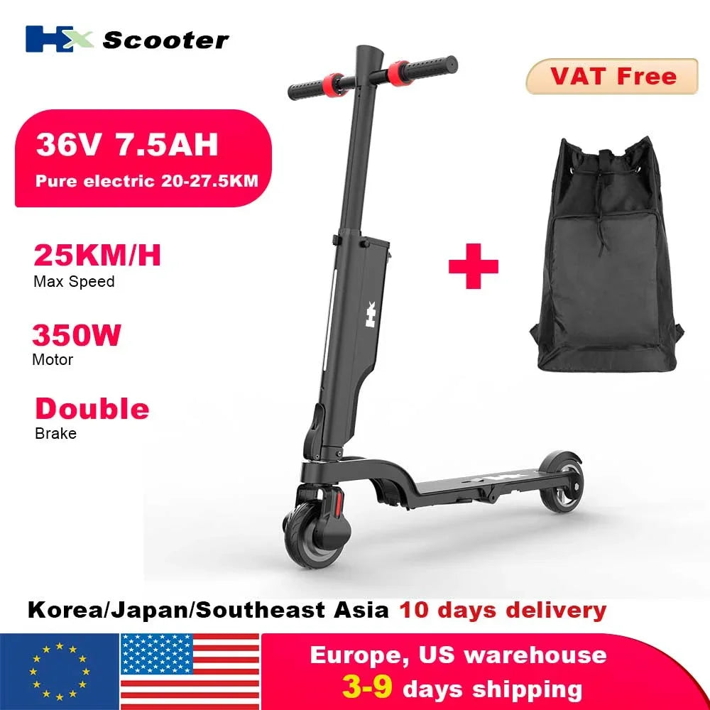 HX X6 Foldable Electric Scooter 350W 25 KmH 36V EScooter