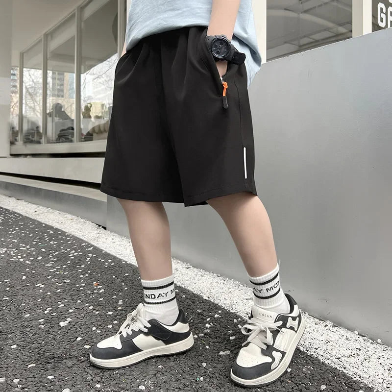 Summer Ice Silk Quick Dry Running Shorts