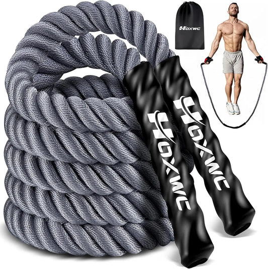 Weighted Jump Rope for Fitness, Heavy Skipping Rope for Cardio