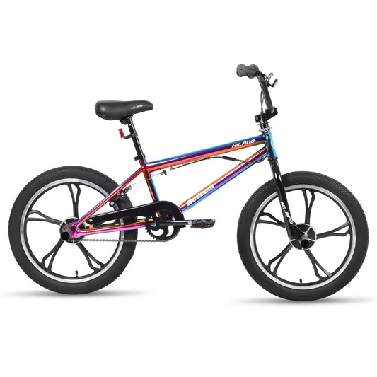 Hiland Kids BMX Bike Freestyle With 360 Degree Rotor Pegs