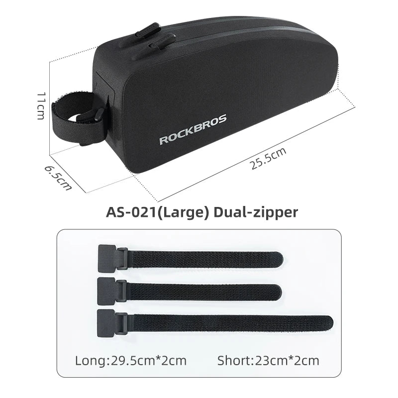 Rockbros Top Tube Bicycle Bag Waterproof Hard Shell