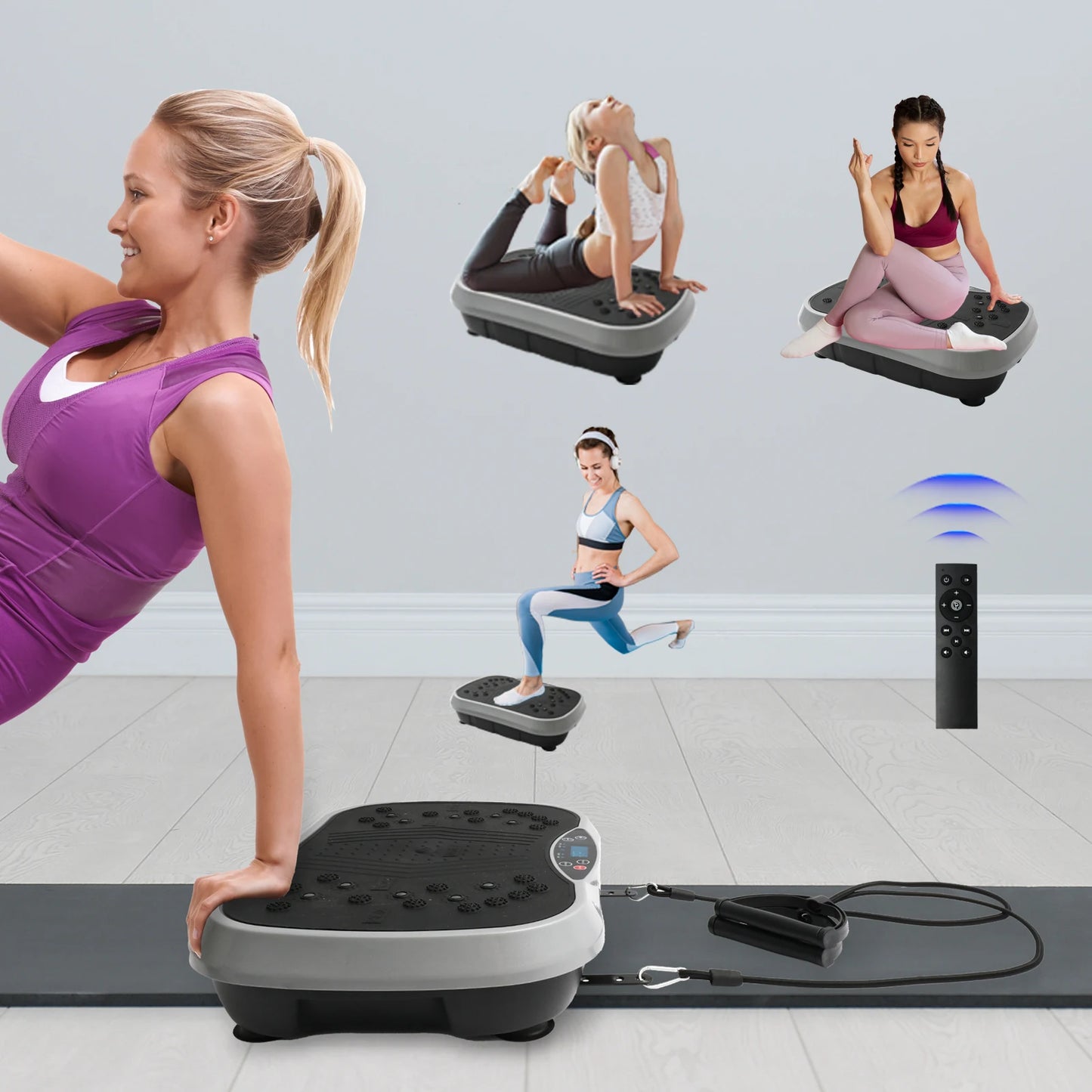 Vibration Plate Home Fitness Machine For Fat Burning Workout