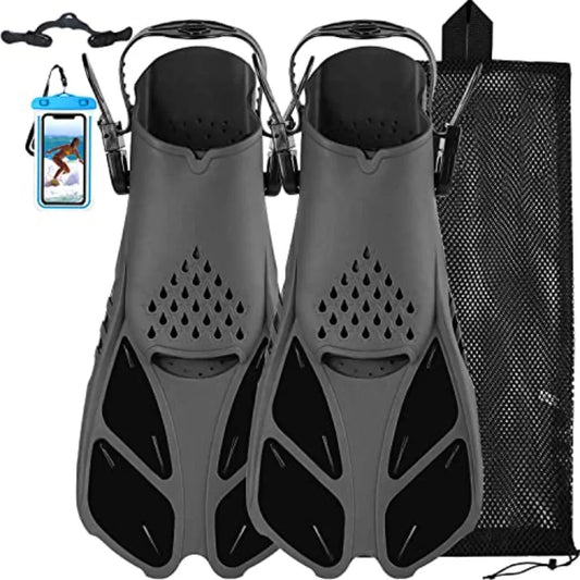 Swim Fins Set For Snorkeling And Diving