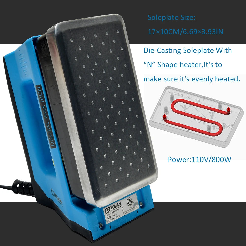 XCMAN Digital Waxing Iron For Ski Snowboard 110V 800W