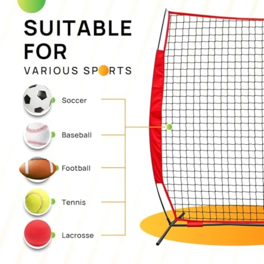 Multi-Sport Barricade Backstop Net With Carry Bag