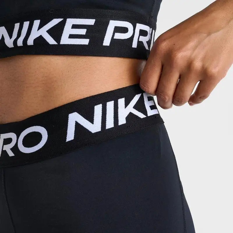 Nike Womens Pro Running Tights High-Waisted With Mesh Panels