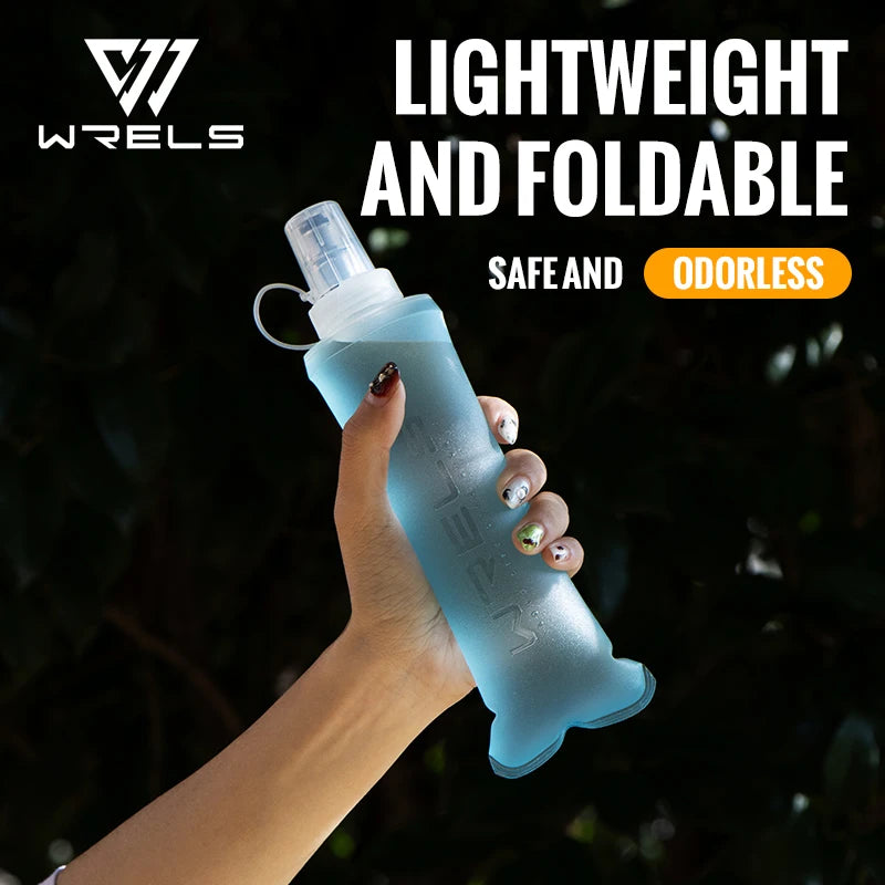 WRELS Soft Flask Collapsible Water Bottle TPU BPA Free