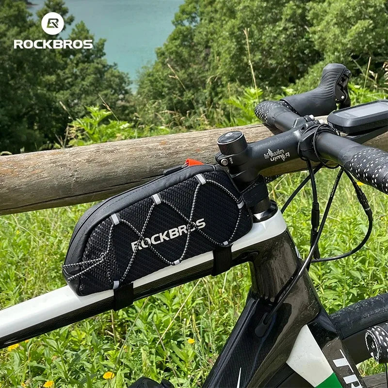 ROCKBROS Waterproof Reflective Front Top Tube Bag