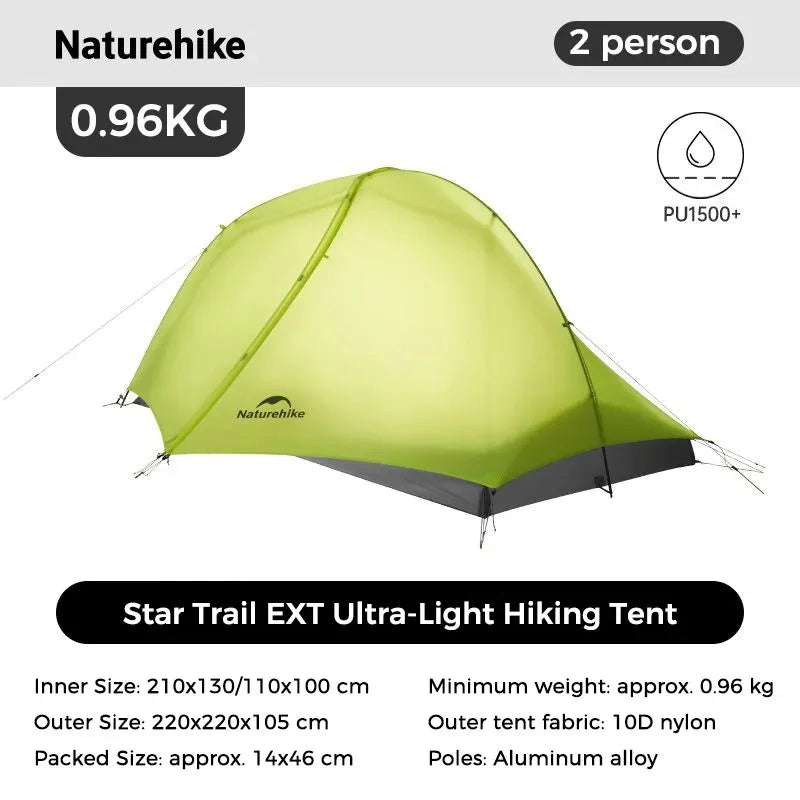 Naturehike Star Trail Ext Ultralight 2 Person Tent