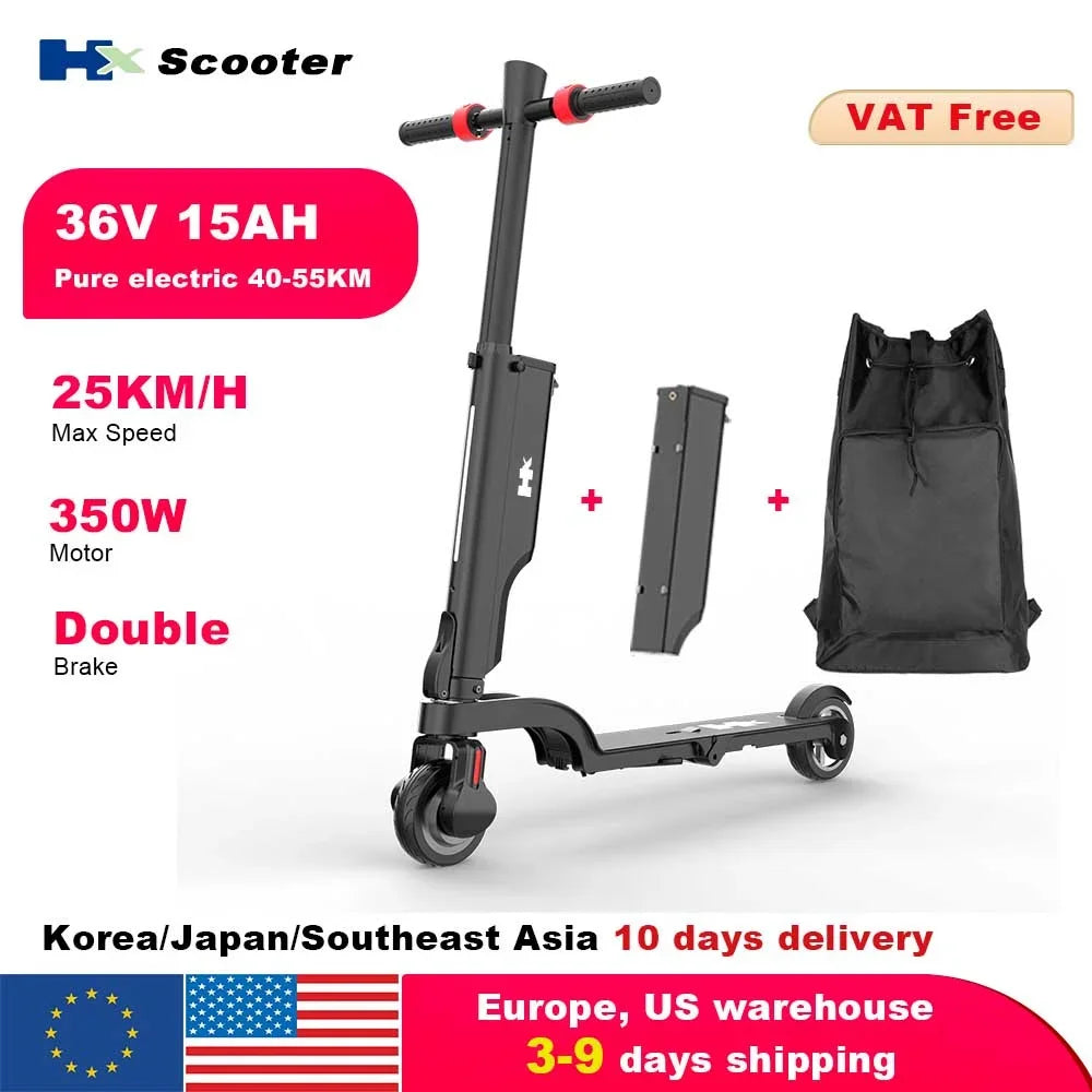 HX X6 Foldable Electric Scooter 350W 25 KmH 36V EScooter