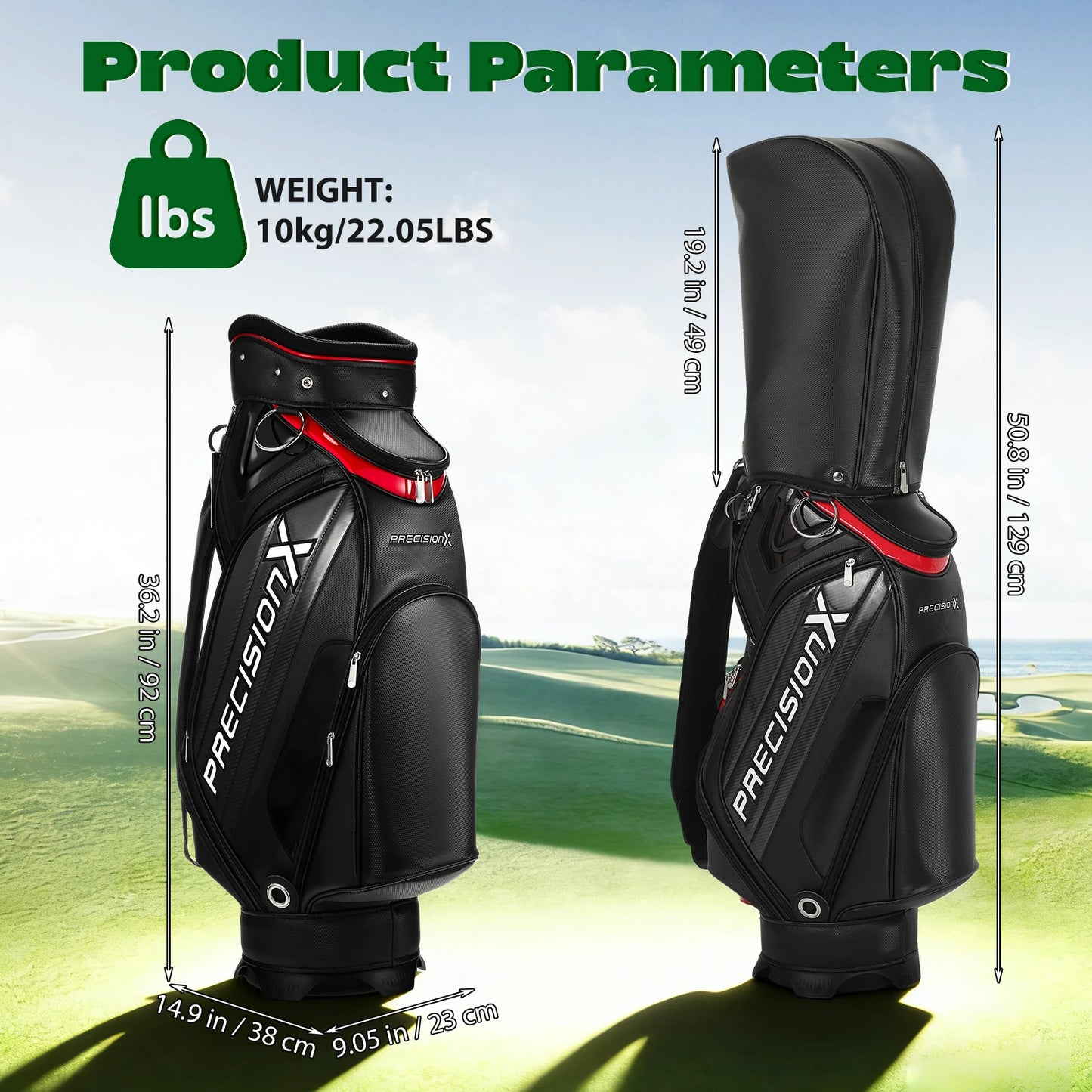 Men's Golf Club Set With Bag And Club Covers
