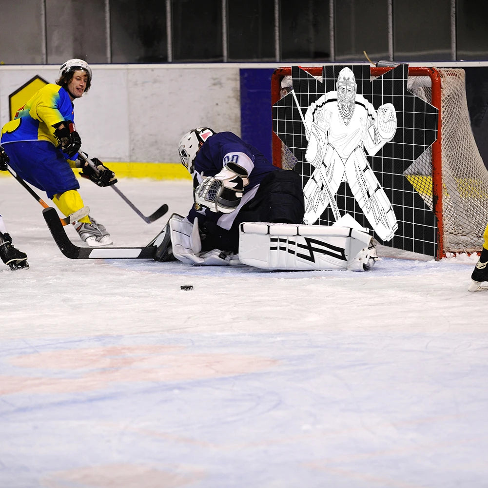 APWIKOGER Hockey Goalie Target Street Net Practice Aid