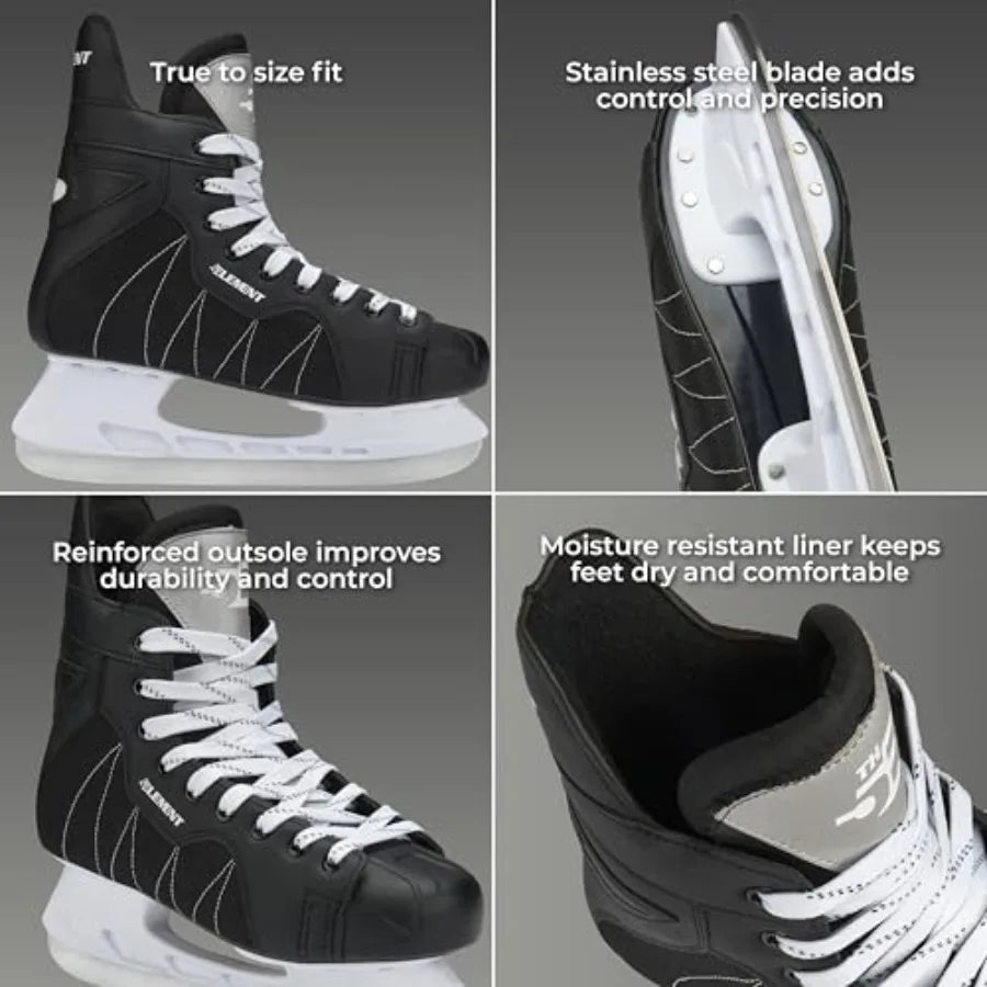 Stealth Ice Hockey Skates For Women With Moisture Resistant Liner
