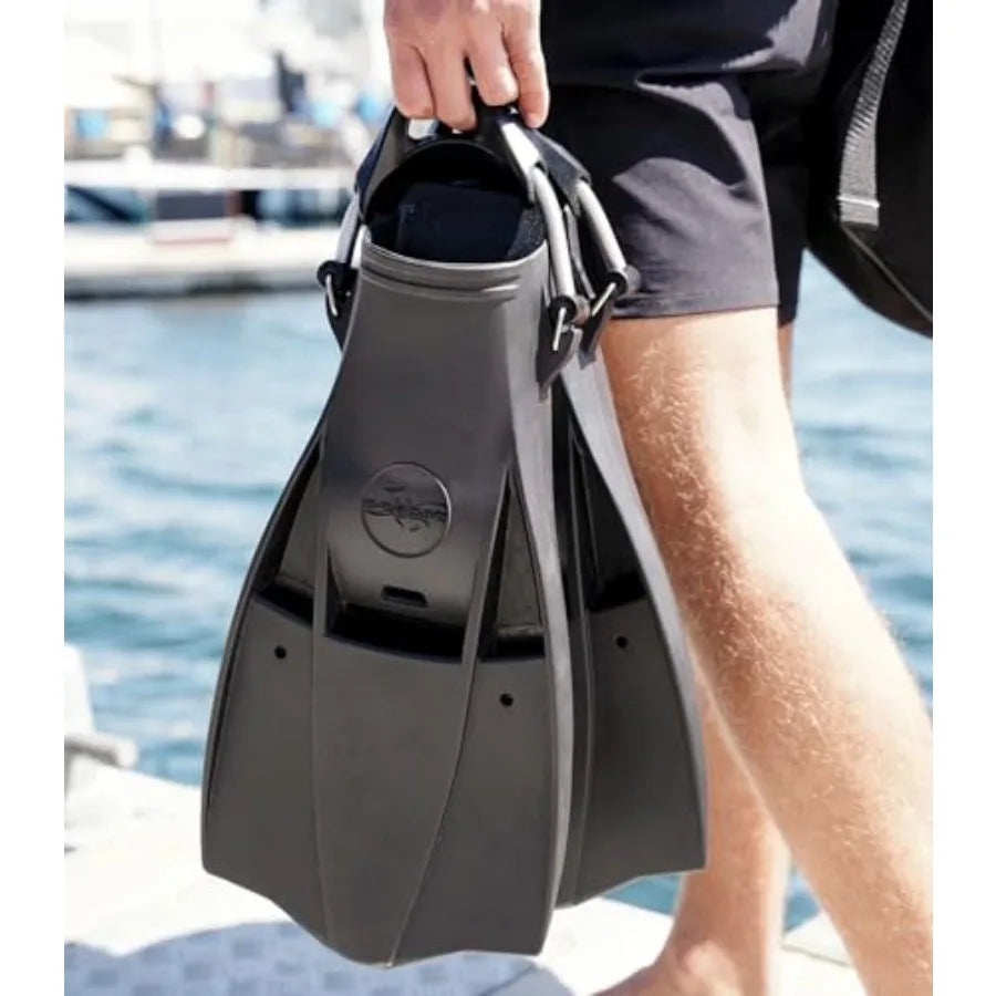 Rubber Diving Fins With Stainless Steel Spring Straps