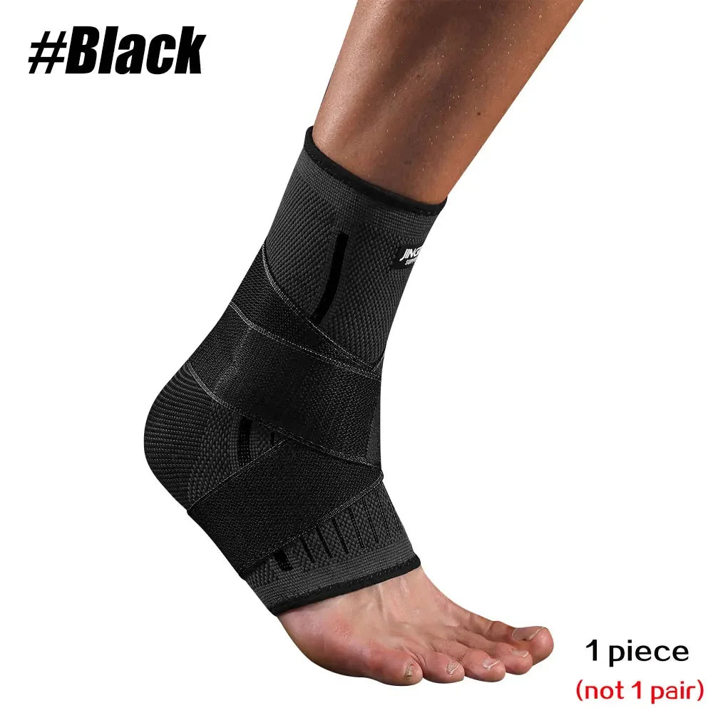STAWIN Ankle Brace Compression Sleeve Adjustable Support Sprained Ankle
