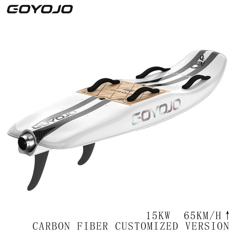 Carbon Fiber Electric Surfboard Jetboard 15KW Seaside Speed 65KMH