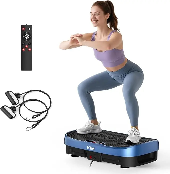 HTM Vibration Plate Fitness Platform With 120 Levels Home Gym