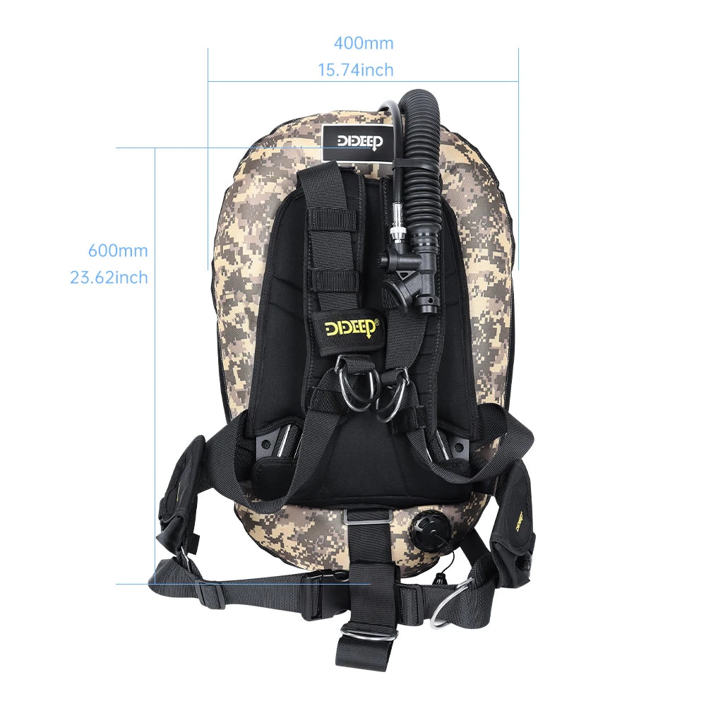 DIDEEP Buoyancy Control Device Donut Design Scuba BCD Equipment