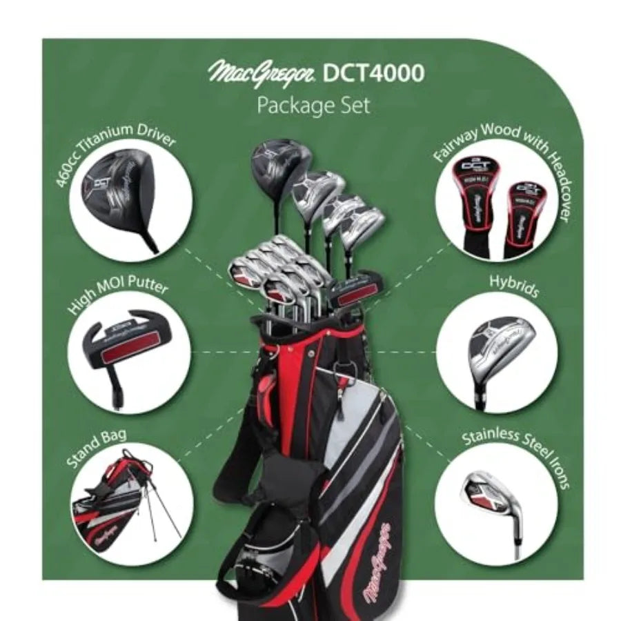 DCT4000 Golf Clubs Set With Bag For Men Right Hand