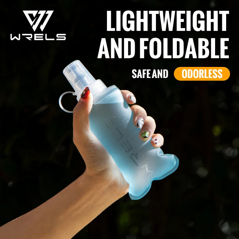 WRELS Soft Flask Collapsible Water Bottle TPU BPA Free