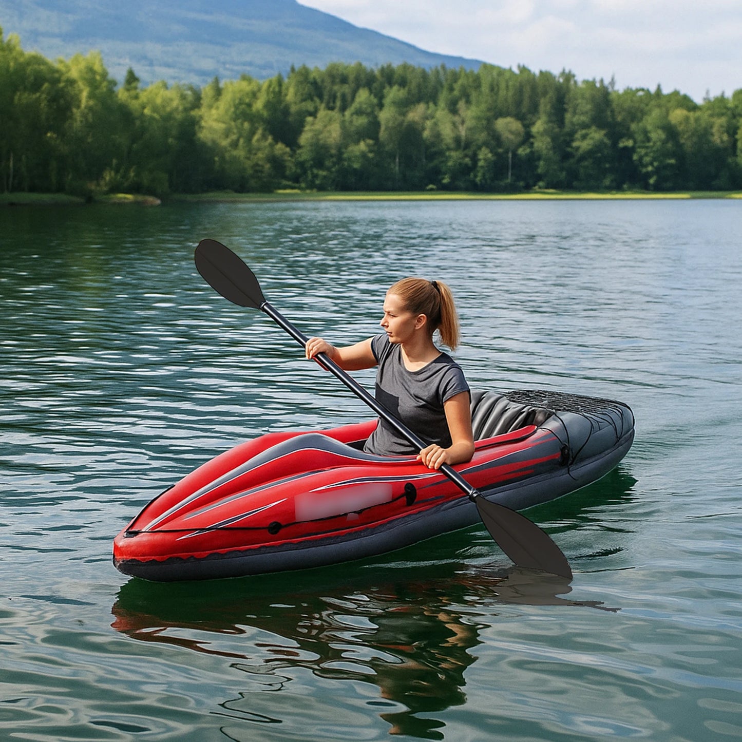 HHSJZWCY Inflatable Kayak Fishing Boat One Person