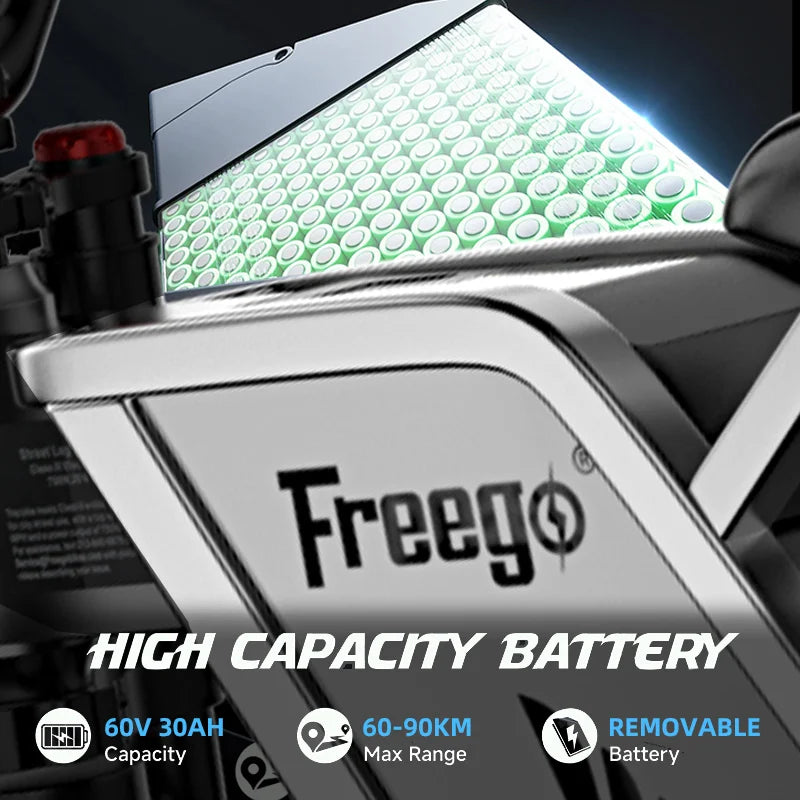 Freego X2 Pro Electric Dirt Bike For Adults 60V 30Ah