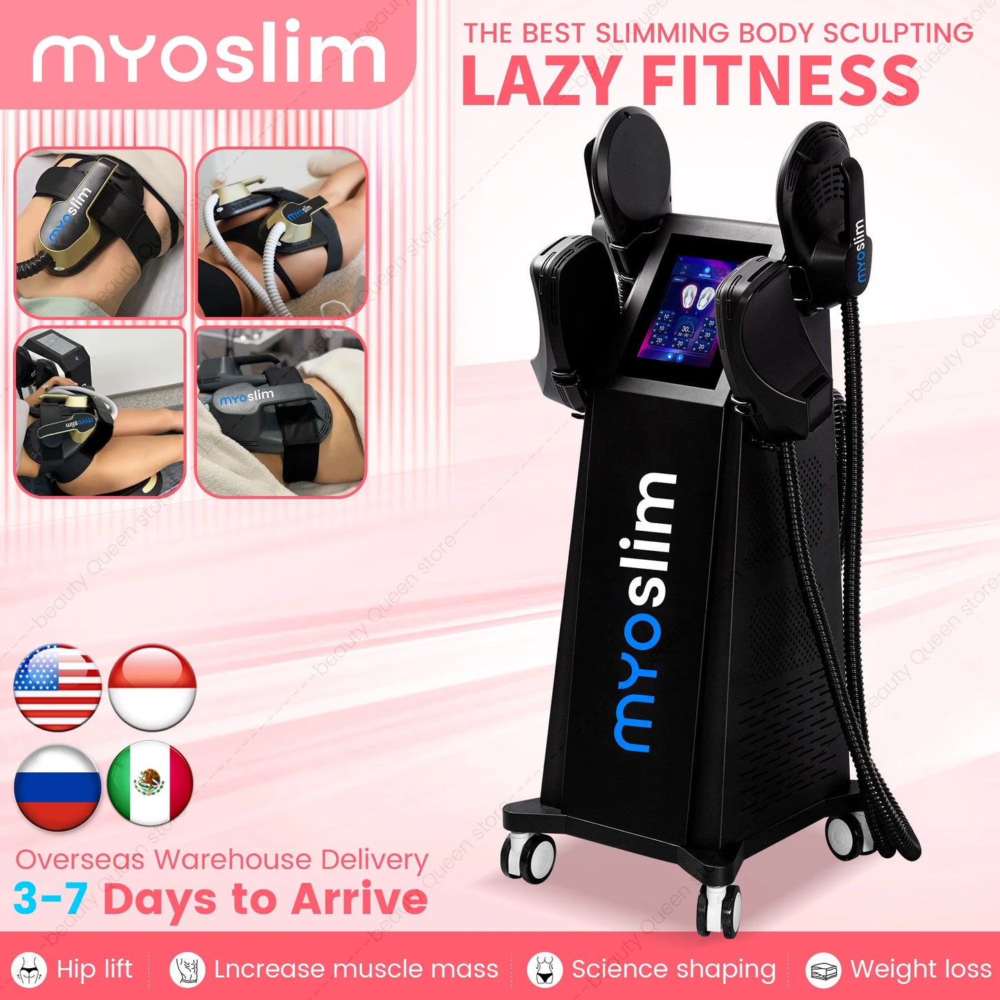 MYOSLIM HIEMT RF EMS Body Sculpt Machine