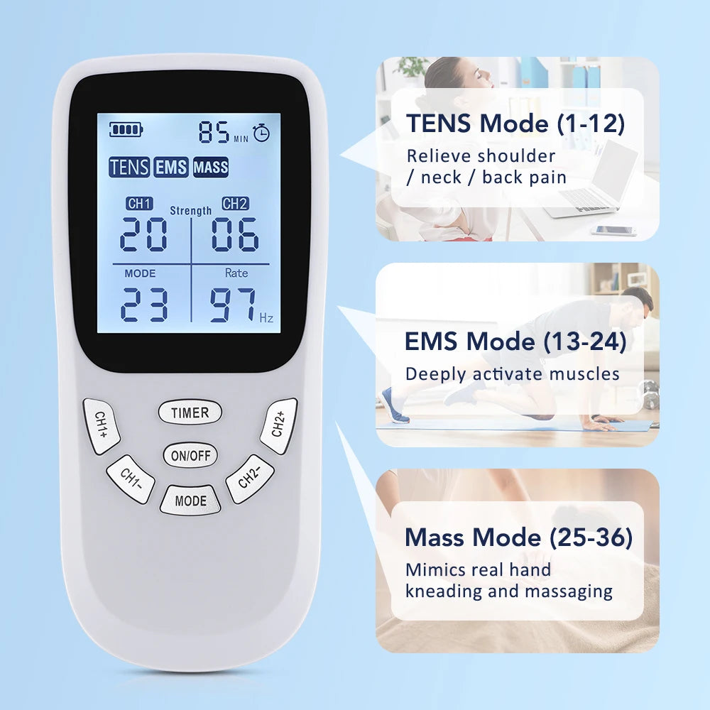 EMS TENS Muscle Stimulator With 36 Modes