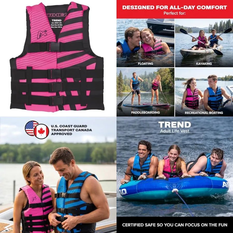 USCG Approved Adult Life Jacket For Watersports
