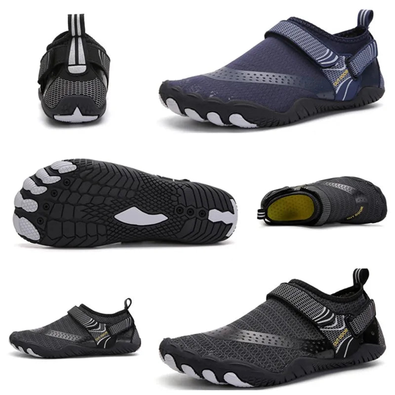 Men's Water Shoes Quick Dry Non Slip Five Finger Sneakers