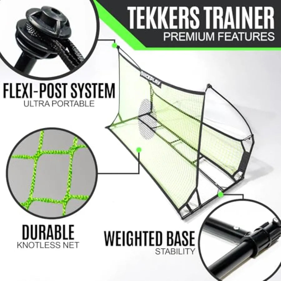 Soccer Rebounder Portable Net System With Alloy Steel Fiberglass