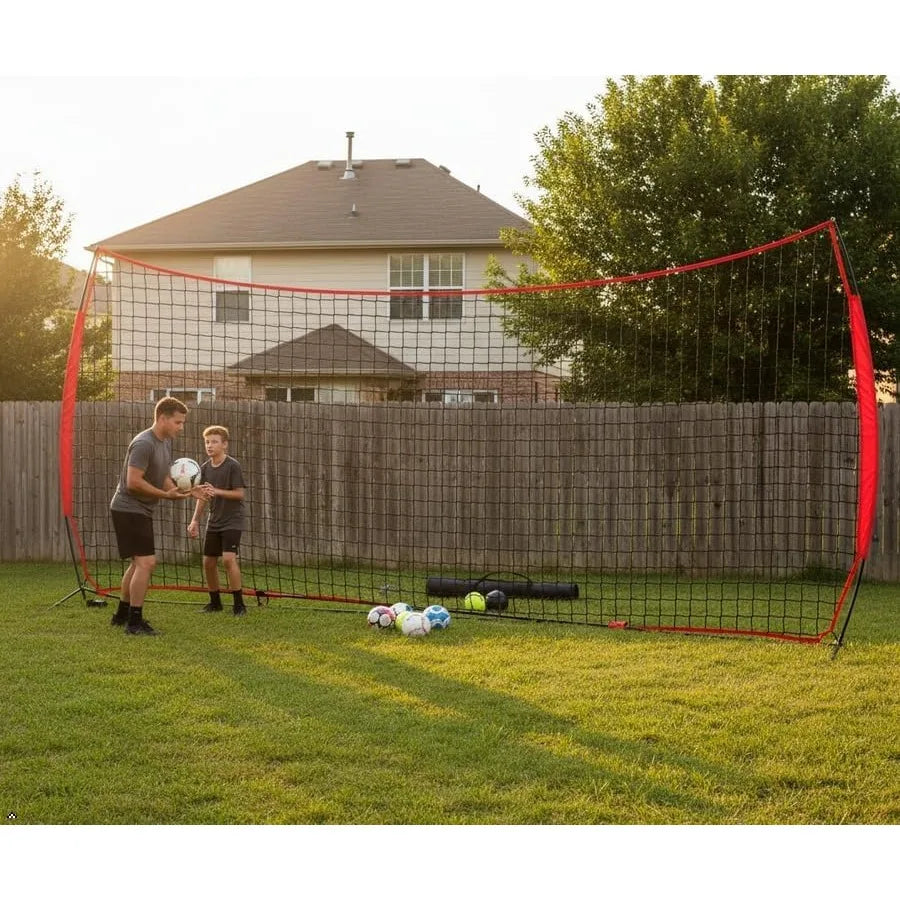 Multi-Sport Barricade Backstop Net With Carry Bag