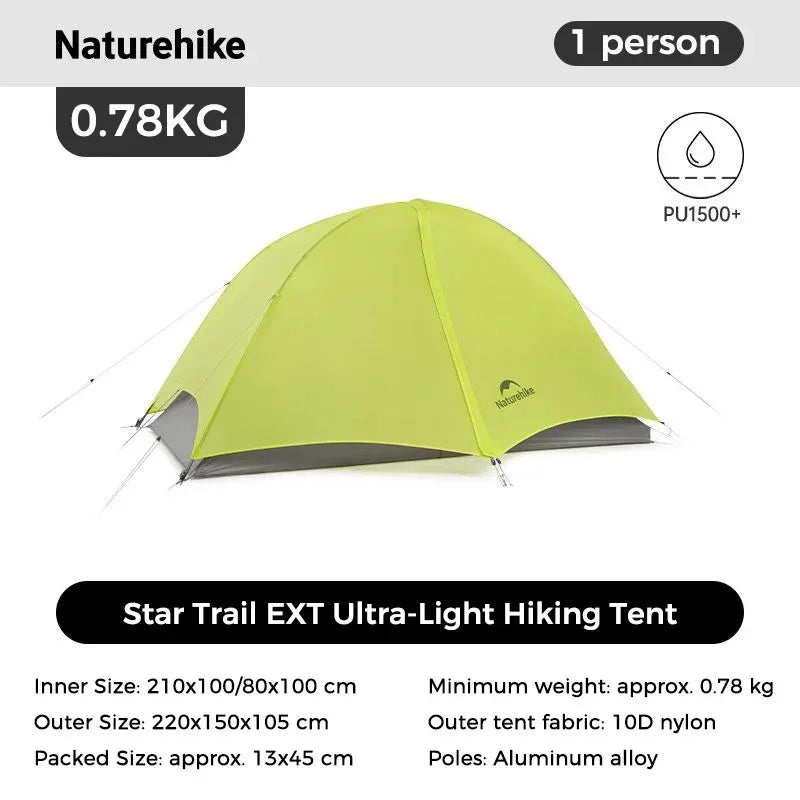 Naturehike Star Trail Ext Ultralight 2 Person Tent