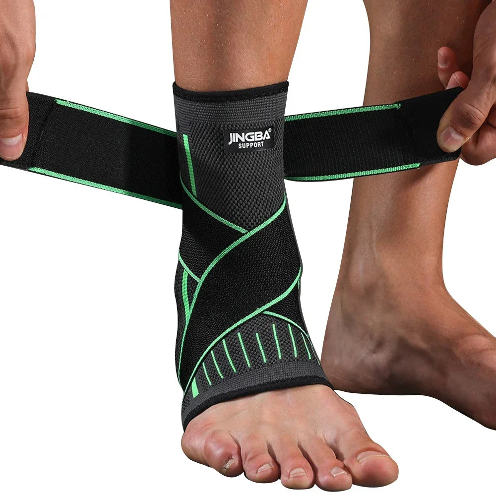 STAWIN Ankle Brace Compression Sleeve Adjustable Support Sprained Ankle