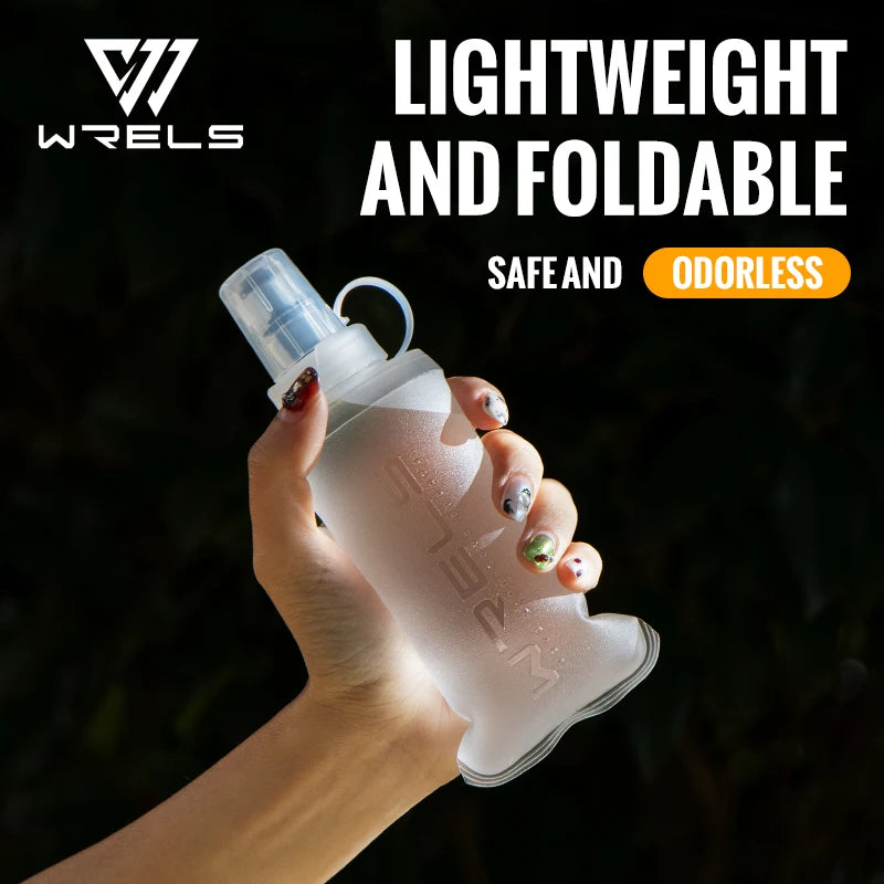 WRELS Soft Flask Collapsible Water Bottle TPU BPA Free