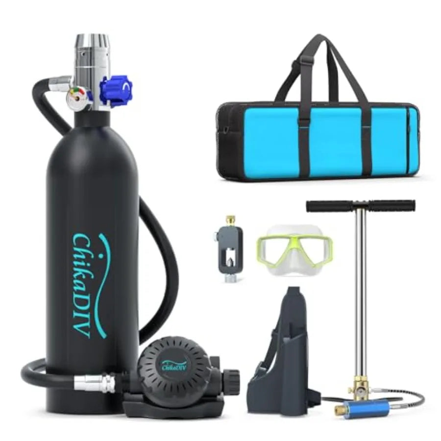 Mini Scuba Tank Aluminum Alloy Portable Air Supply For Snorkeling And Diving