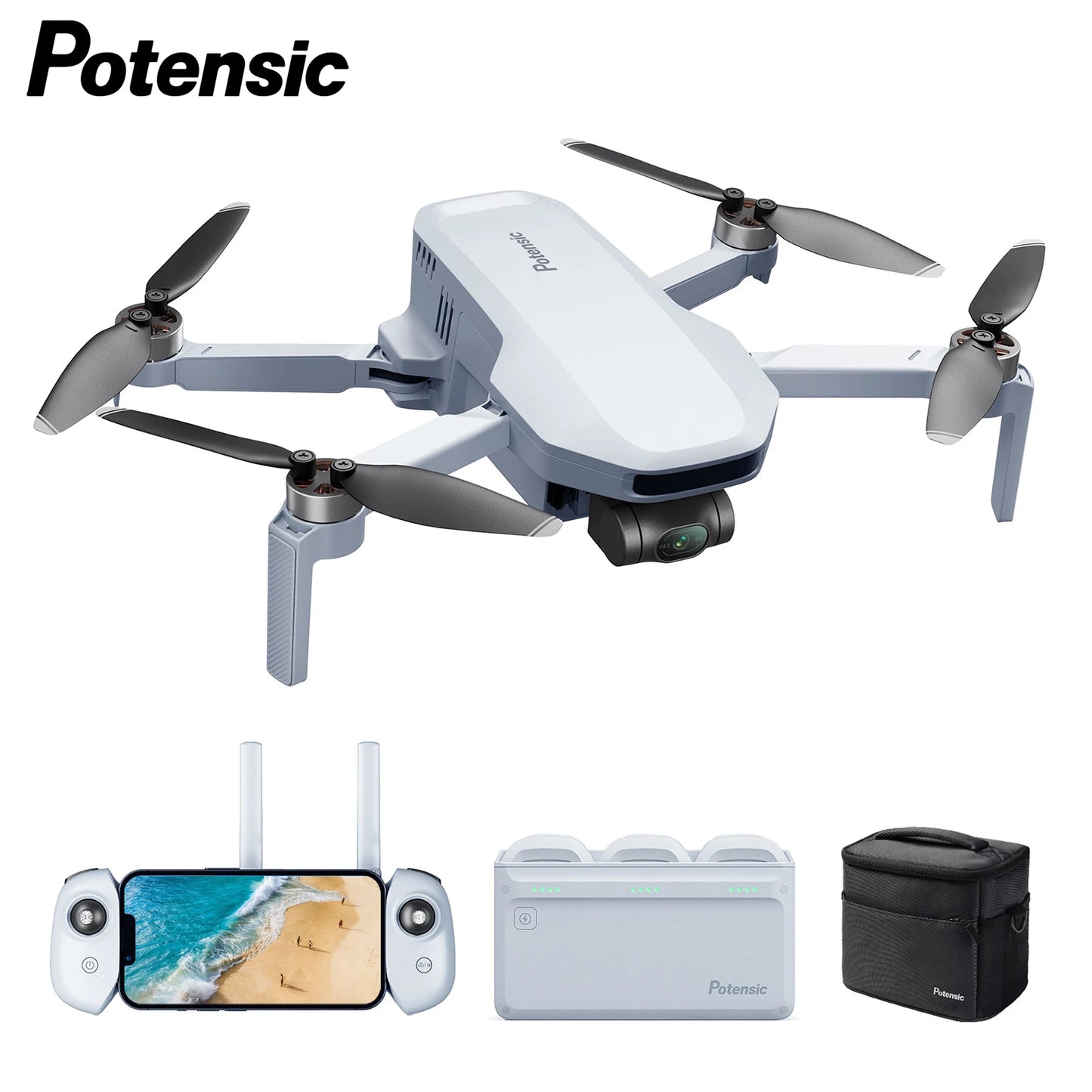 Potensic C0 Mini Drone With 3-Axis Gimbal 4K Camera