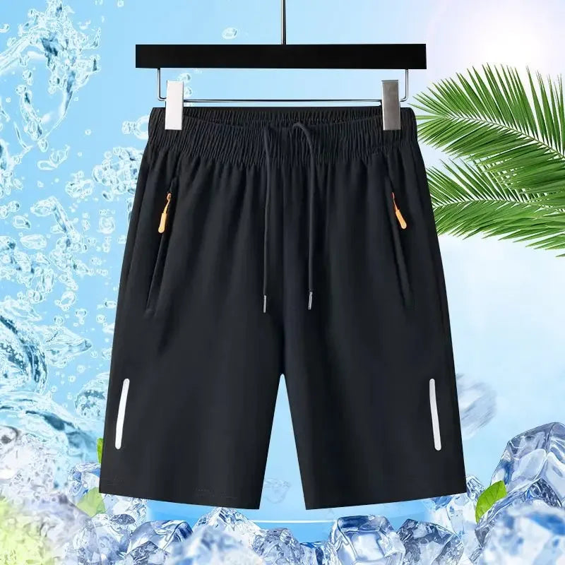 Summer Ice Silk Quick Dry Running Shorts