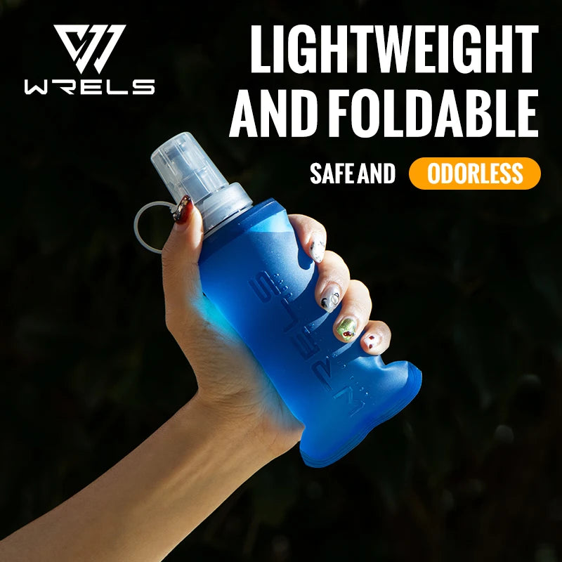 WRELS Soft Flask Collapsible Water Bottle TPU BPA Free