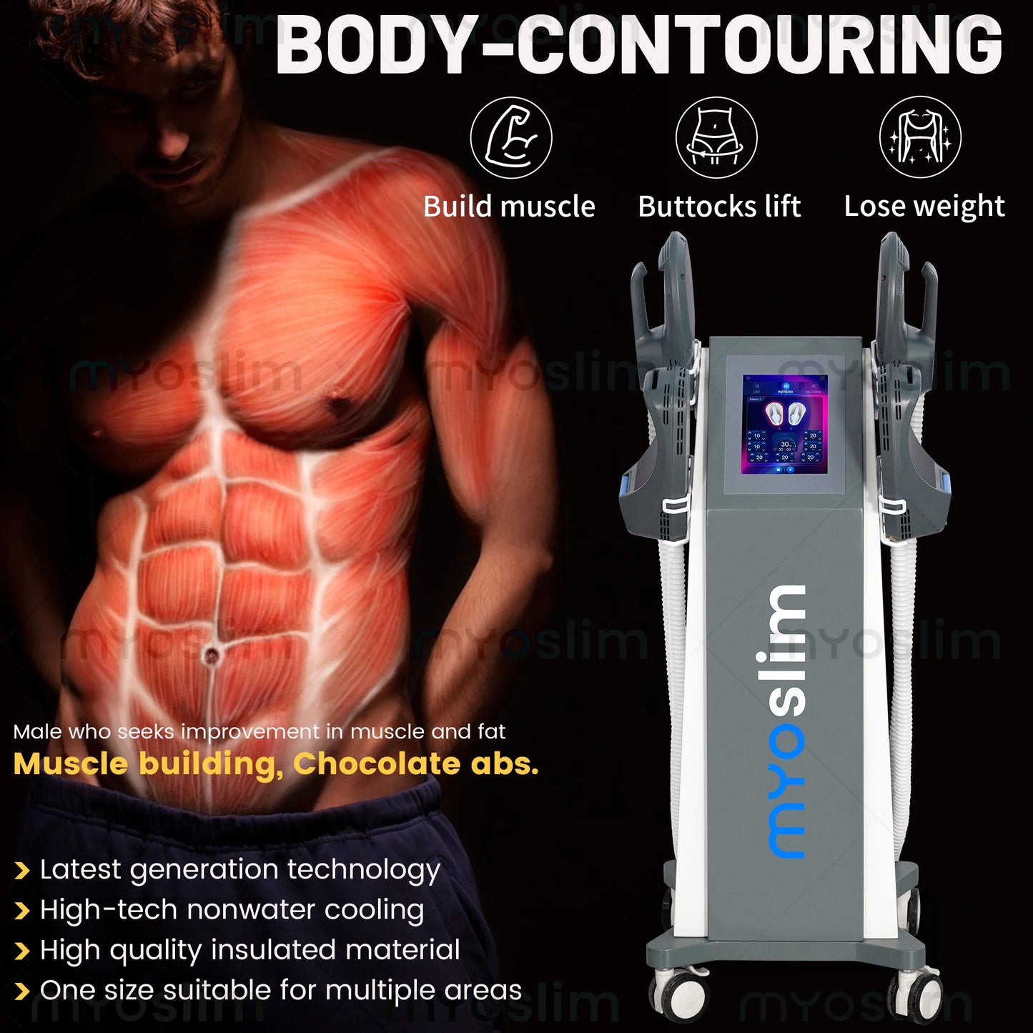 MYOSLIM EMS Body Slimming Machine For Fat Reduction