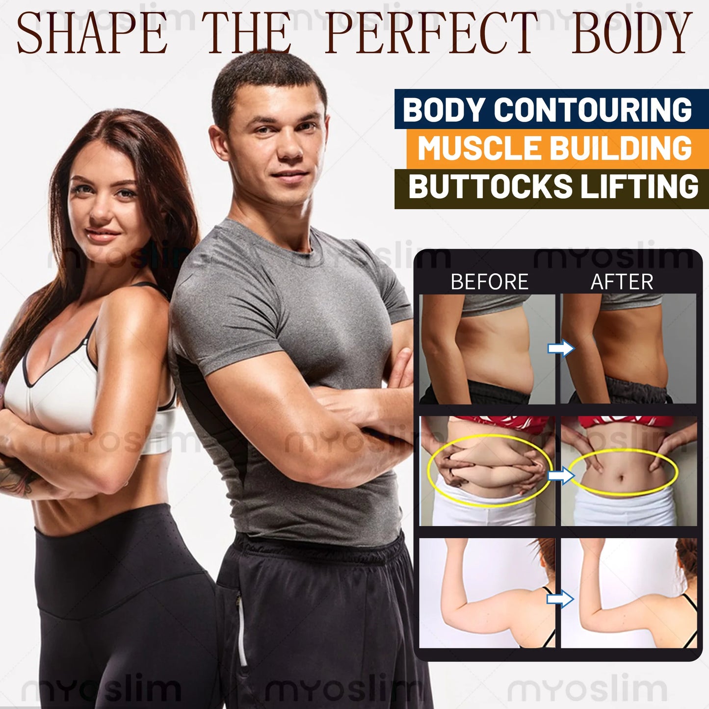 MYOSLIM EMS RF Body Sculpting Machine 6500W Fat Burning