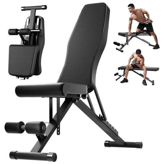 Foldable Adjustable Weight Bench for Full Body Workout