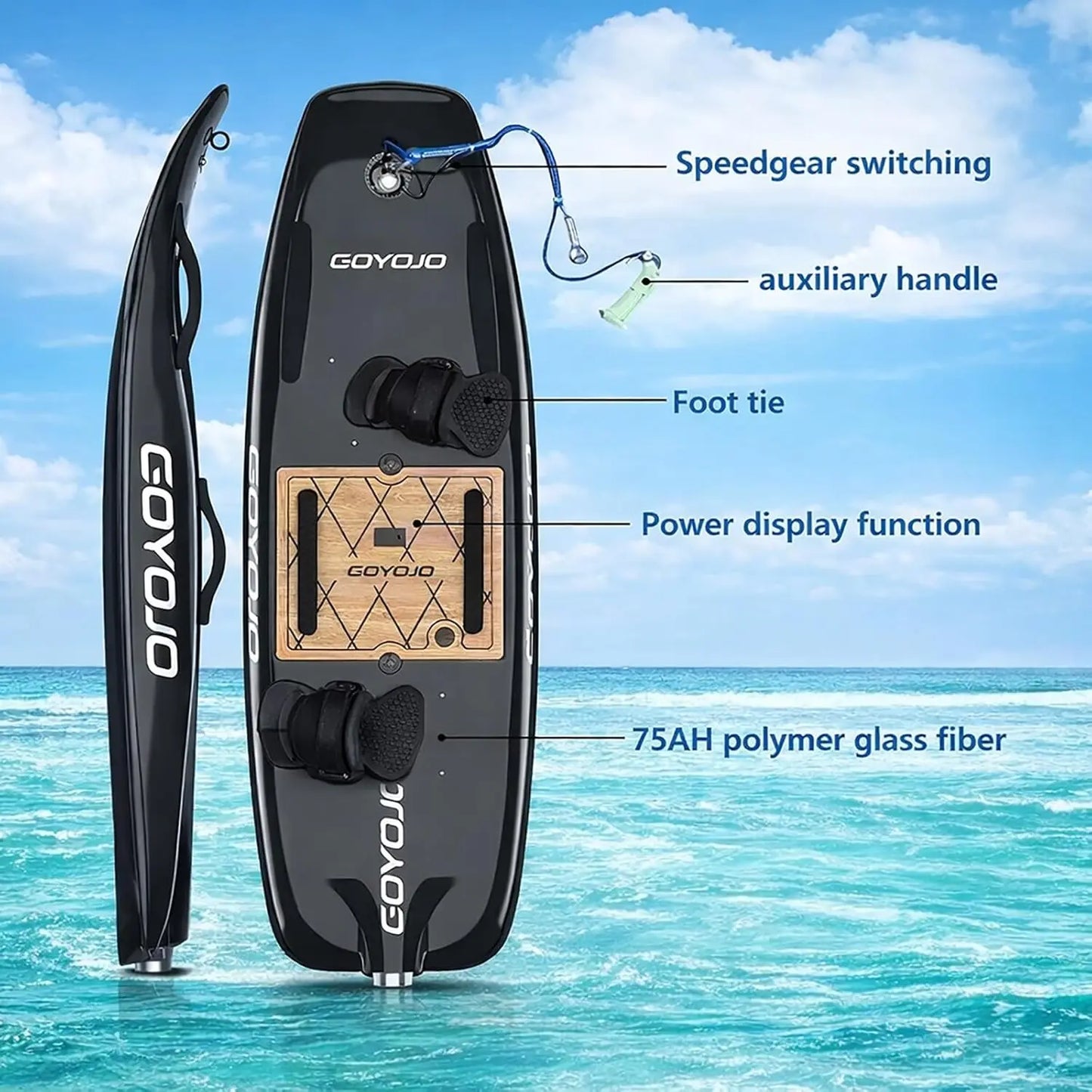 Carbon Fiber Electric Jet Surfboard 15KW for Adults